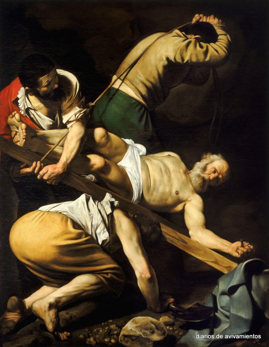 Crucifixion de San  Pedro -Caravaggio_(c.1600)